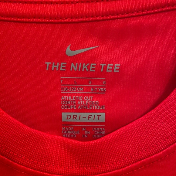 Red Nike dri fit shirt - Picture 2 of 2
